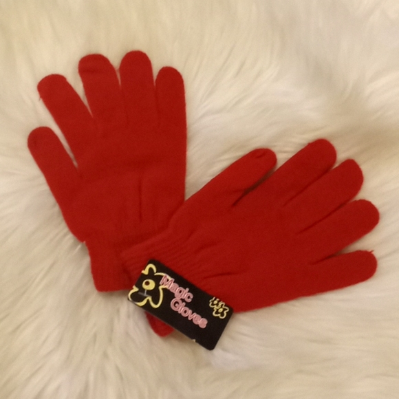 Red Stretchy Magic Gloves - Picture 6 of 11